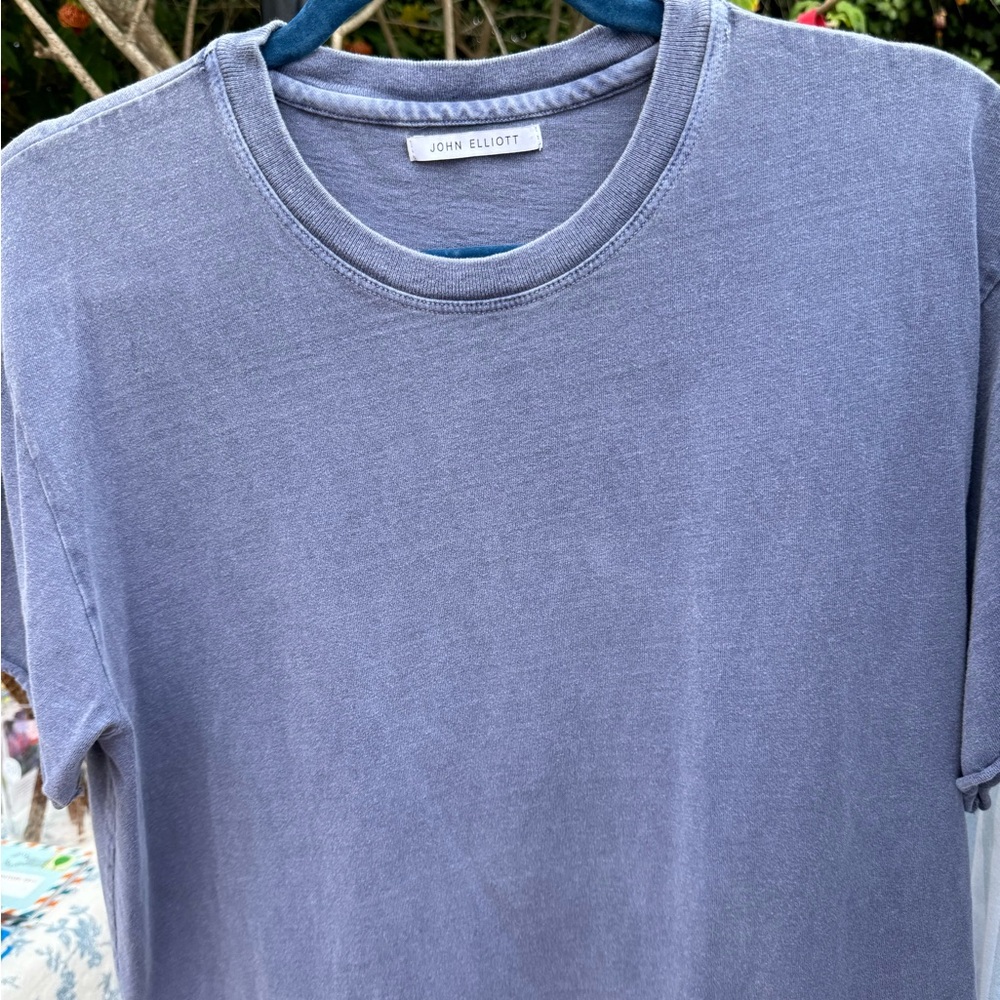 John Elliott Gray Short Sleeve Tee